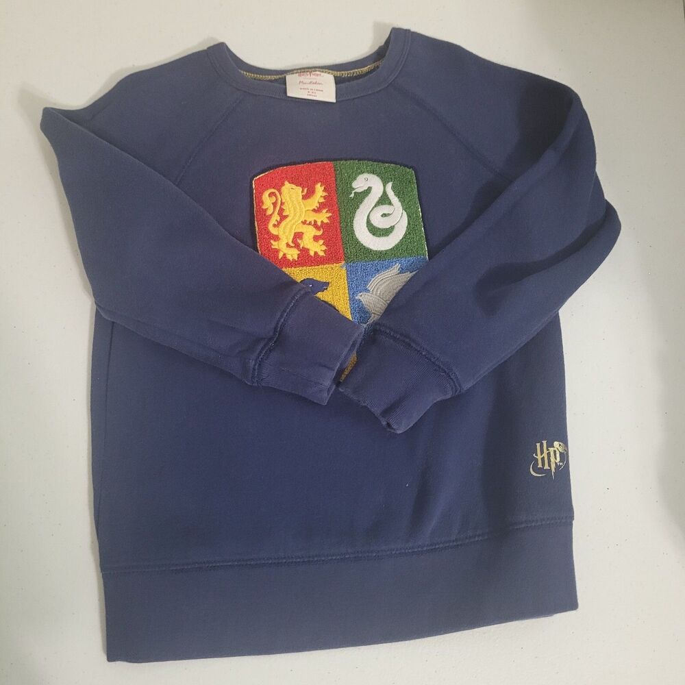 Harry Potter MiniBoden size 4-5Y child youth toddler unisex pullover blue